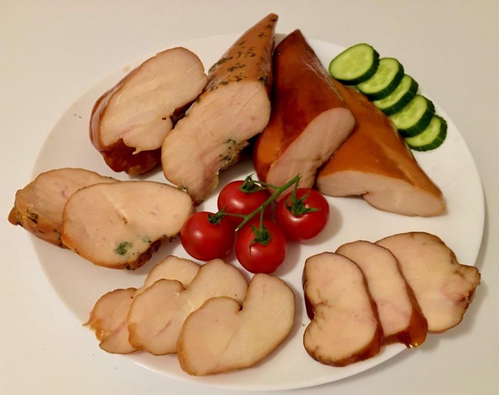 Füstölt csirketermékek